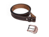 Fontana Leather Belt - Walnut Brown