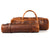 Tuscania Leather Knife Roll & Bag Combo - Caramel Brown