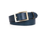 Irving Leather Belt - Blue