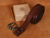 Laredo Leather Belt - Chestnut