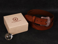 Irving Leather Belt - Brown