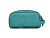 Amethyst Glow Leather Toiletry Bag - Teal