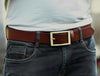 Laredo Leather Belt - Chestnut