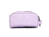 Amethyst Glow Leather Toiletry Bag - Lavender