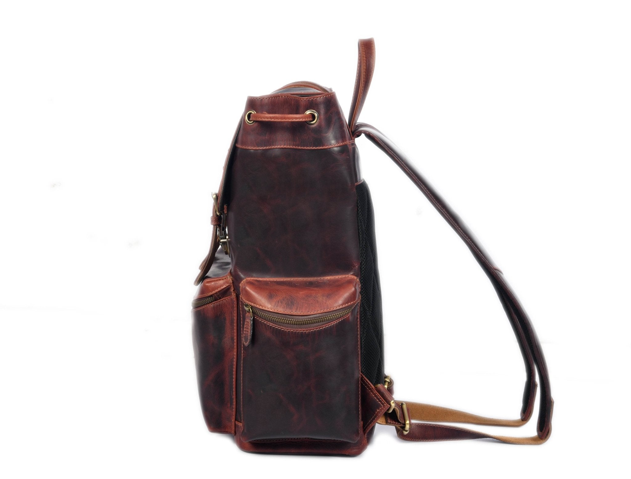 Vintage Full-Grain Leather Backpack – Travel, Work & Laptop Bag Vintage Full-Grain Leather Backpack – Travel, Work & Laptop Bag