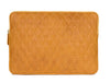 Ardentia Quilted Leather Mackbook Sleeve- Mustard