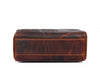 Aaron Reserve Vintage Leather Toiletry Bag for Men – Full-Grain Dual Tone Dopp Kit with Tartan Lining & Zipper Closure – Compact Travel Organizer (Model: LH-WB-176)