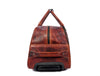 TerraCraft Leather Trolley Bag - Multicolor