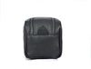 Amethyst Glow Leather Toiletry Bag - Black