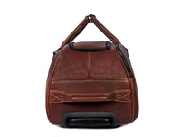 TerraCraft Leather Trolley Bag - Multicolor
