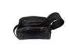 Aubrielle Leather Toiletry Bag - Black Croco