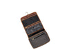 Premium Full-Grain Leather Hanging Toiletry Bag for Men – Travel Dopp Kit with Multiple Compartments & Hook – Vintage Brown