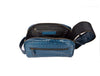 Aubrielle Leather Toiletry Bag - Blue Croco