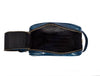 Aubrielle Leather Toiletry Bag - Blue Croco