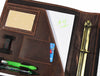 Burgos Leather Organizer - Walnut Brown