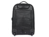 Atria Upcycled Leather Trolley Bag - Black