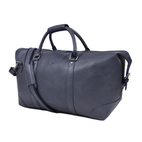 Premium Full-Grain Leather Travel Duffle Bag – 20