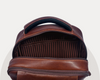 Premium Full-Grain Brown Leather Laptop Backpack – Stylish & Durable Travel Companion