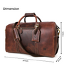 Leather Travel Duffel Bag: Versatile Father's Day Gift - Aaron Leather Goods