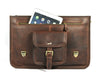 Ancona Leather Office Bag 18" - Vintage Brown