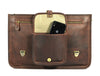 Ancona Leather Office Bag 18" - Vintage Brown