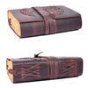 Vintage Leather Journal with Tree of Life | Handmade Rustic Diary