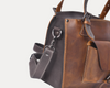 Handmade Vintage Leather Tote Bag for Women – Rustic Satchel Shoulder Handbag with Crossbody Strap & Detachable Pouch – Stylish Work & Travel Laptop Bag