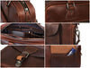 Miramas Leather Office Bag – Walnut Brown