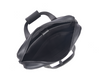 Premium Black Leather Laptop Bag for Men – Stylish Office Briefcase with Shoulder Strap | Business Travel Work Bag