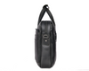 Premium Black Leather Laptop Bag for Men – Stylish Office Briefcase with Shoulder Strap | Business Travel Work Bag