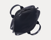 Genuine Black Leather Laptop Bag for Men – Slim Office Briefcase with Shoulder Strap | Professional Business Travel Work Bag