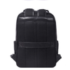Alderway Brown Leather Commuter Backpack - Black