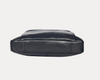 Genuine Black Leather Laptop Bag for Men – Slim Office Briefcase with Shoulder Strap | Professional Business Travel Work Bag