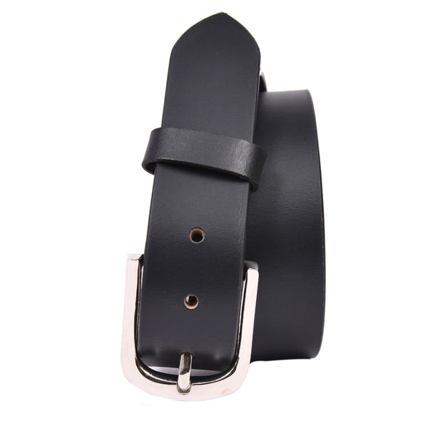 Handcrafted Genuine Black Leather Belt for Men – Classic Full Grain Leather Dress & Casual Belt with Premium Gift Box