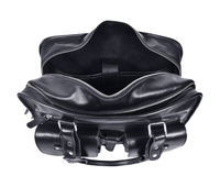 The Maverick Black – Executive Leather Laptop & Travel Messenger