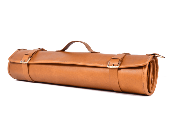 Premium Leather Knife Roll Bag for Chefs | Aaron Leather Goods USA - Aaron Leather Goods 
