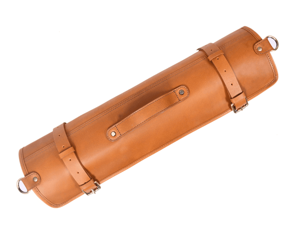 Premium Leather Knife Roll Bag for Chefs | Aaron Leather Goods USA - Aaron Leather Goods 