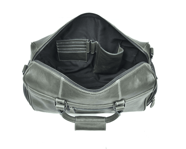 Full-Grain Leather Duffle Bag | Aaron Leather - Aaron Leather Goods 