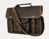 Ancona Leather Office Bag 15" - Brown