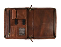 Vittoria Leather Organizer - Chestnut
