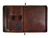 Vittoria Leather Organizer - Walnut Brown