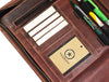 Vittoria Leather Organizer - Walnut Brown