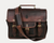 Ancona Leather Office Bag 15" - Walnut