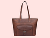 Velour Leather Tote Bag - Aaron Leather Goods 