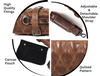 Arctic Blade Quilted Leather Knife Roll -Sienna