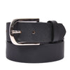 Handcrafted Textured Black Genuine Leather Belt for Men – Premium Saffiano Leather Dress & Casual Belt with Gift Box