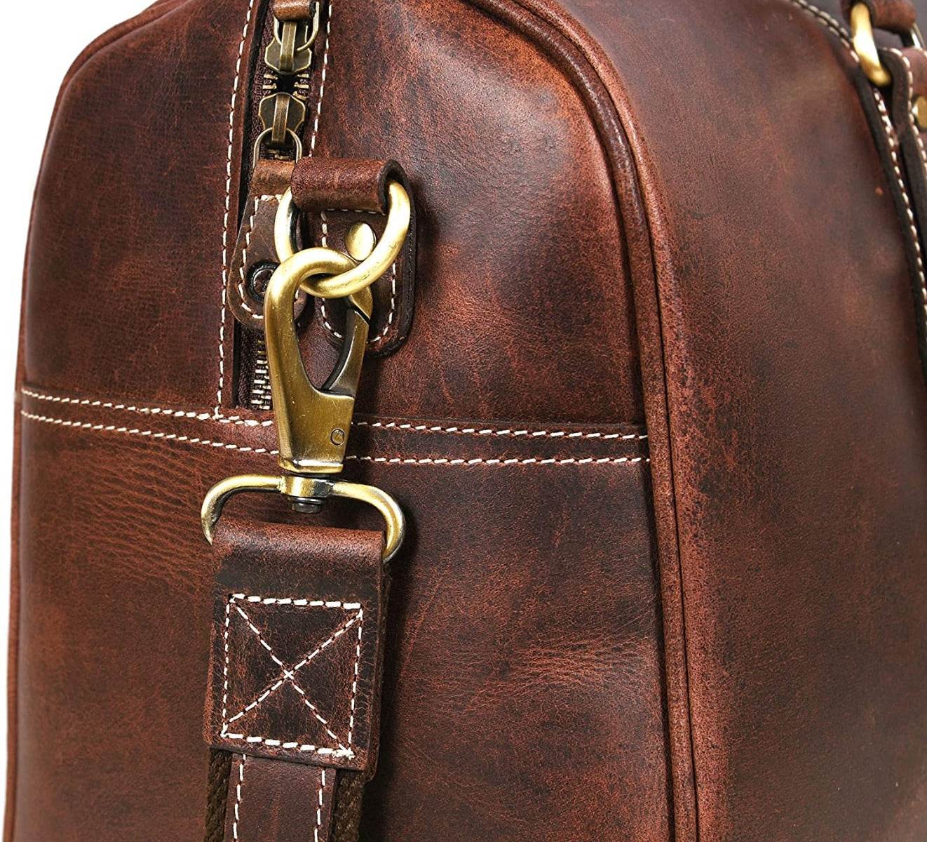Leather Travel Duffel Bag: Versatile Father's Day Gift - Aaron Leather Goods Leather Travel Duffel Bag: Versatile Father's Day Gift - Aaron Leather Goods