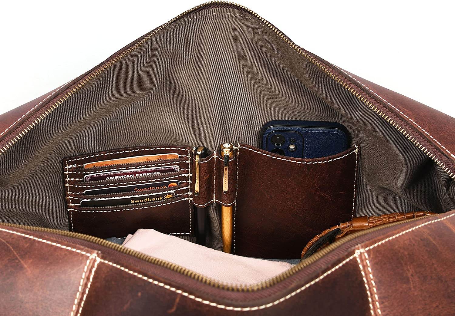 Leather Travel Duffel Bag: Versatile Father's Day Gift - Aaron Leather Goods - Aaron Leather Goods Aaron Leather Goods Inc Leather Travel Duffel Bag: Versatile Father's Day Gift - Aaron Leather Goods - Aaron Leather Goods Aaron Leather Goods Inc