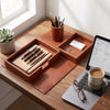 Leather Desk Organizer Set- Tan