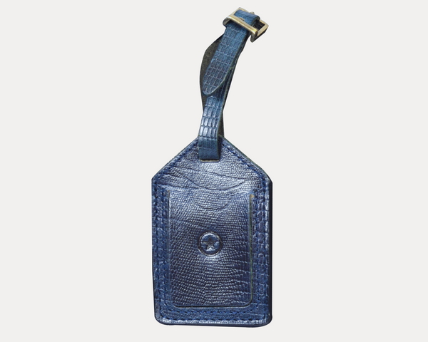 Leather Id Tag For Travel Bags